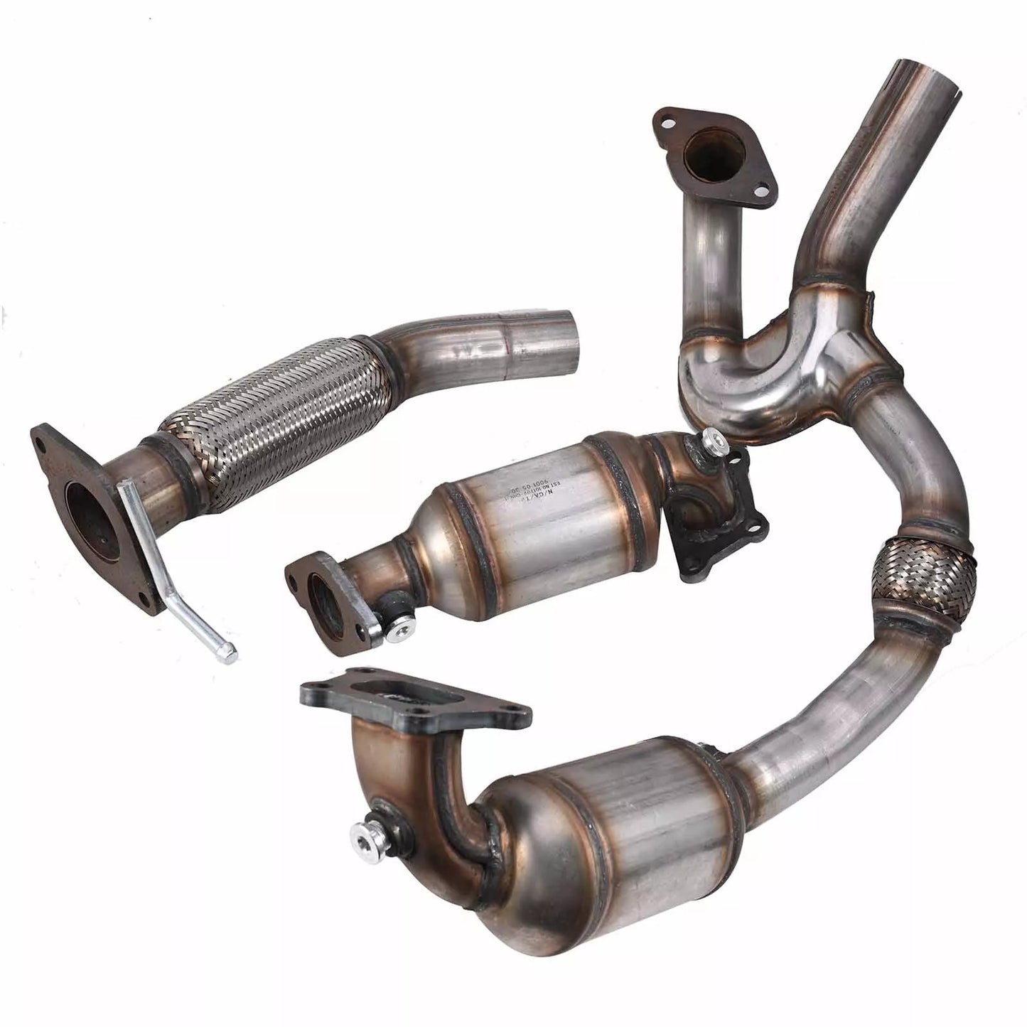 Cadillac SRX 3.0L 2010-2011 Catalytic Converter & Flex Pipe 10H41324 10H41323