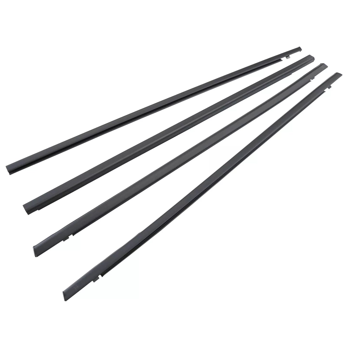 2016-2021 Honda Civic Sedan 4PCS 72950-TBA-A01 Weatherstrip Window Moulding Trim Seal 72410-TBA-A01