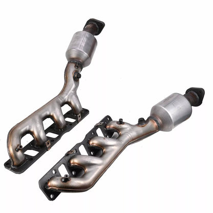 Nissan Titan 5.6L 2004-2013 4 SET Manifold Catalytic Converters Front & Rear 16478 16479 16489 16488
