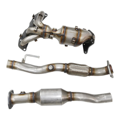 2013 Nissan Altima S Coupe 2-Door L4 2.5L Front & Rear Catalytic Converter