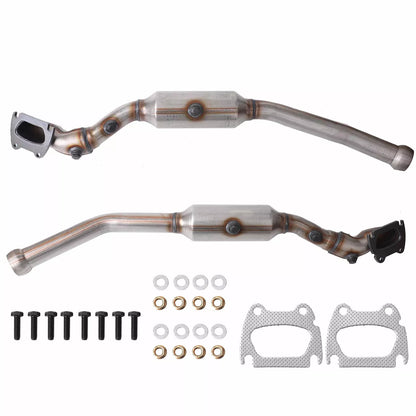 2011-2012 Jeep Grand Cherokee 3.6L Stainless Steel 2PCS Catalytic Converter 10H49723 10H49737