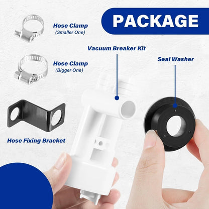 Dometic 200,100, 500H, 500+ RVToilets 385230335 Vacuum Breaker Kit