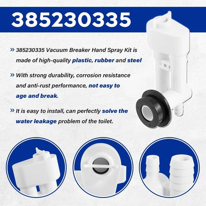 Dometic 200,100, 500H, 500+ RVToilets 385230335 Vacuum Breaker Kit