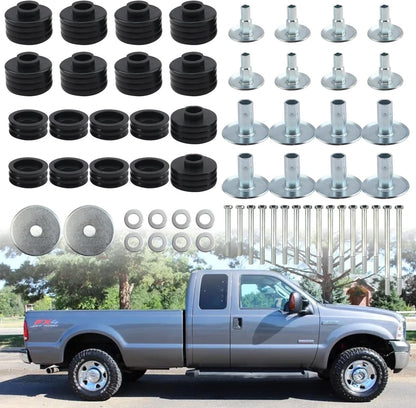 2003-2007 Ford 6.0L Powerstroke Diesel F250 F350 F450 F550 F650 F750 Excursion E150 E250 E350 E450 KF04058BK Factory Direct Selling Body Bracket Kit
