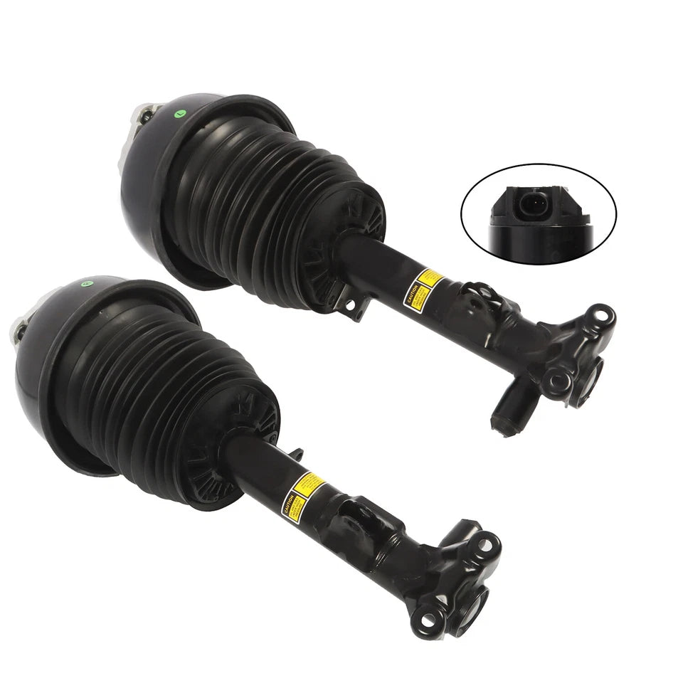 2015-2017 Mercedes-Benz CLS400 RWD 218 320 31 13 Pair Front Air Shock Struts w/ ADS