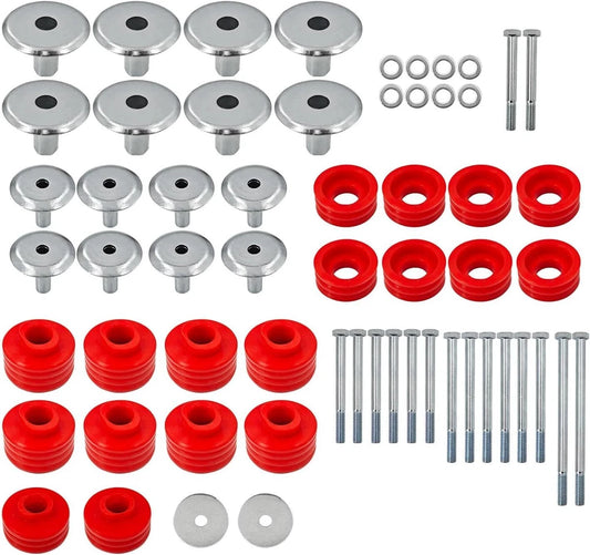 1980-1998 Ford F-250 F-350 2WD and 4WD KF04060BK Factory Direct Sale Body Bracket Kit Suitable