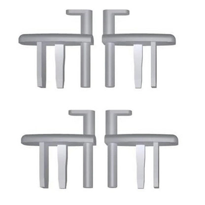 2 x Pairs Seitz Dometic Flyscreen / Caravan Window Blind End Clips 2 L/H & 2 R/H