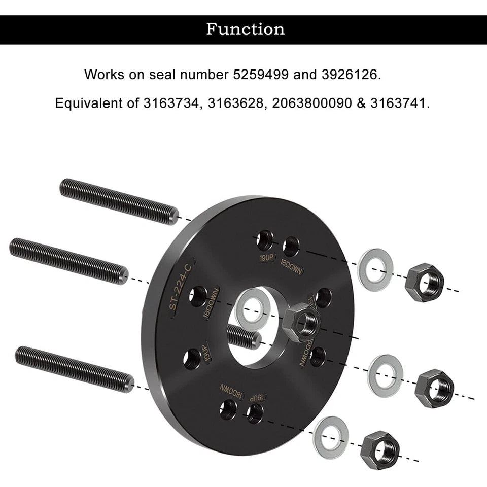 Cummins Paccar 5395259 3824078 Rear Crankshaft Seal Sleeve Installer Tool