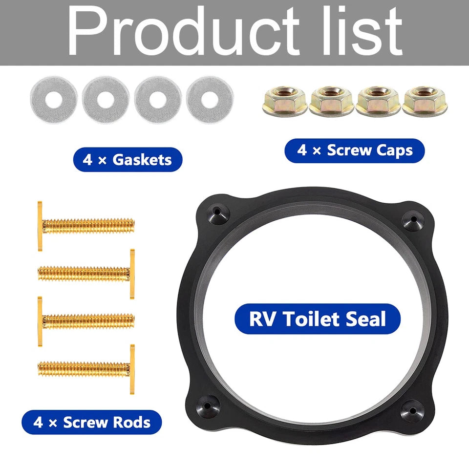 Dometic Sealand 511H 706 806 2010 2011 US RV Toilet Floor Flange Seal Kit