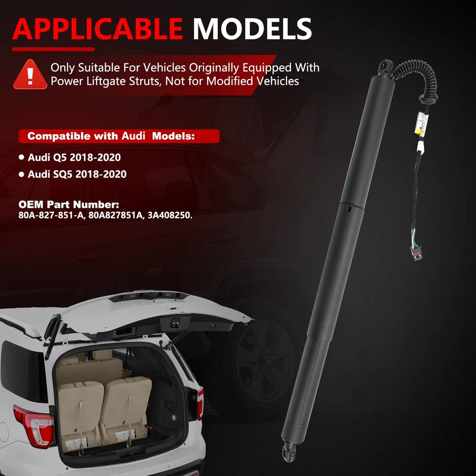 2018 - 2021 AUDI Q5 REAR80A-827-851-A LIFTGATE LEFT SIDE POWER LIFT SUPPORT OEM