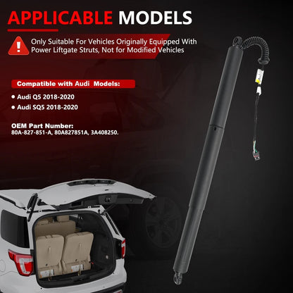 2018 - 2021 AUDI Q5 REAR80A-827-851-A LIFTGATE LEFT SIDE POWER LIFT SUPPORT OEM