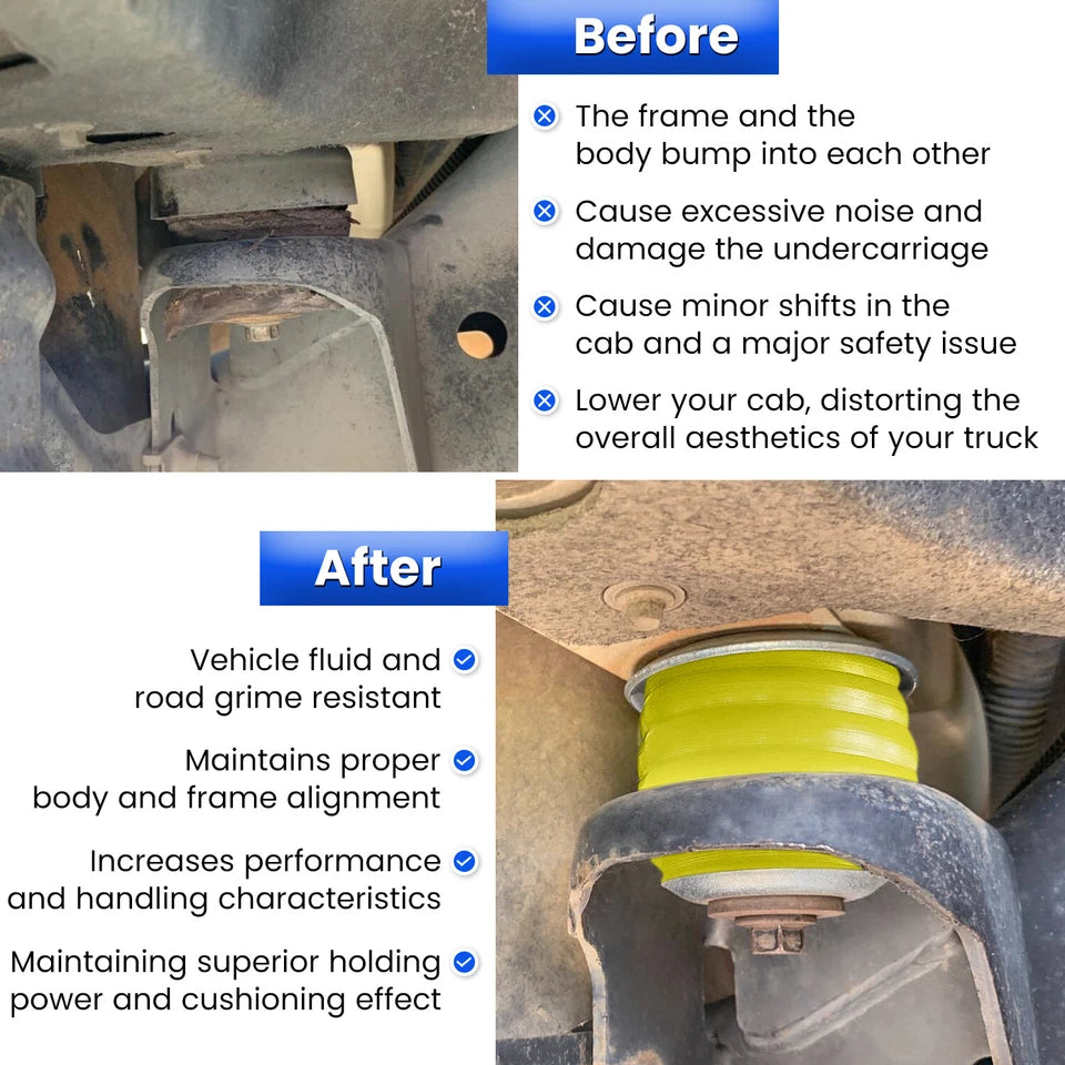 1999-2017 Ford F250/350 2/4WD KF04050BK Body Cab Mount Bushing Kit Fit