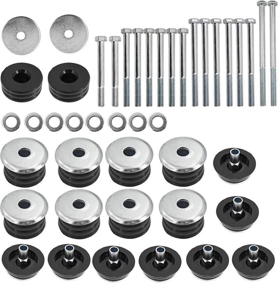 2003-2007 Ford 6.0L Powerstroke Diesel F250 F350 F450 F550 F650 F750 Excursion E150 E250 E350 E450 KF04058BK Factory Direct Selling Body Bracket Kit
