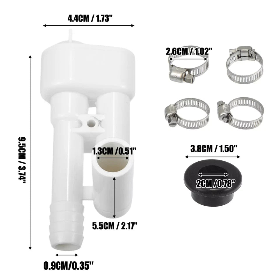 Dometic Sealand VacuFlush Traveler Toilet Replacement Part 385316906 748 Vacuum Breaker Kit