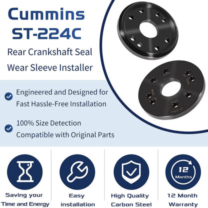 Cummins Paccar 5395259 3824078 Rear Crankshaft Seal Sleeve Installer Tool