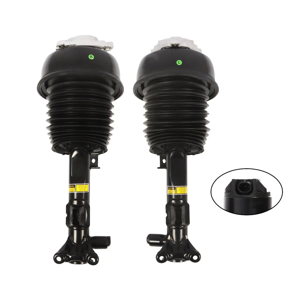 2015-2017 Mercedes-Benz CLS400 RWD 218 320 31 13 Pair Front Air Shock Struts w/ ADS