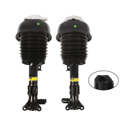 2015-2017 Mercedes-Benz CLS400 RWD 218 320 31 13 Pair Front Air Shock Struts w/ ADS