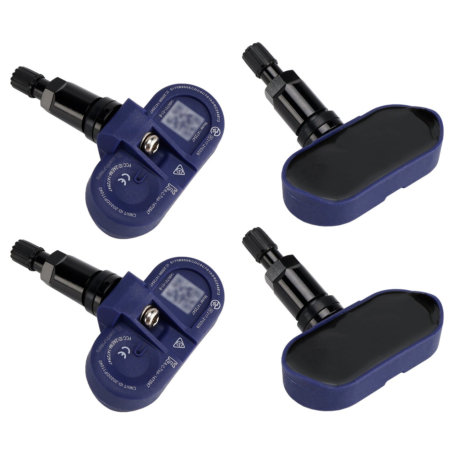 2021-2024 Tesla Model 3/S/X/Y 4Pcs Bluetooth TPMS Tire Pressure Sensor