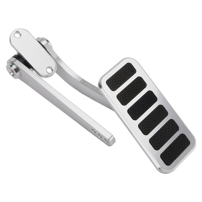 Universal Street Hot Rod Aluminum Gas Pedal + 24" SS Throttle Cable & Spring Set