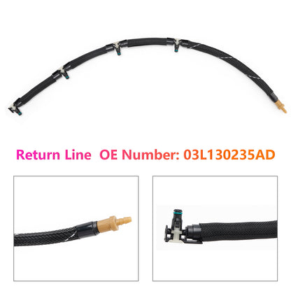 Return Line Leak Oil Hose Leak Fuel 03L130235AD For Audi Seat VW Passat 2.0 TDI