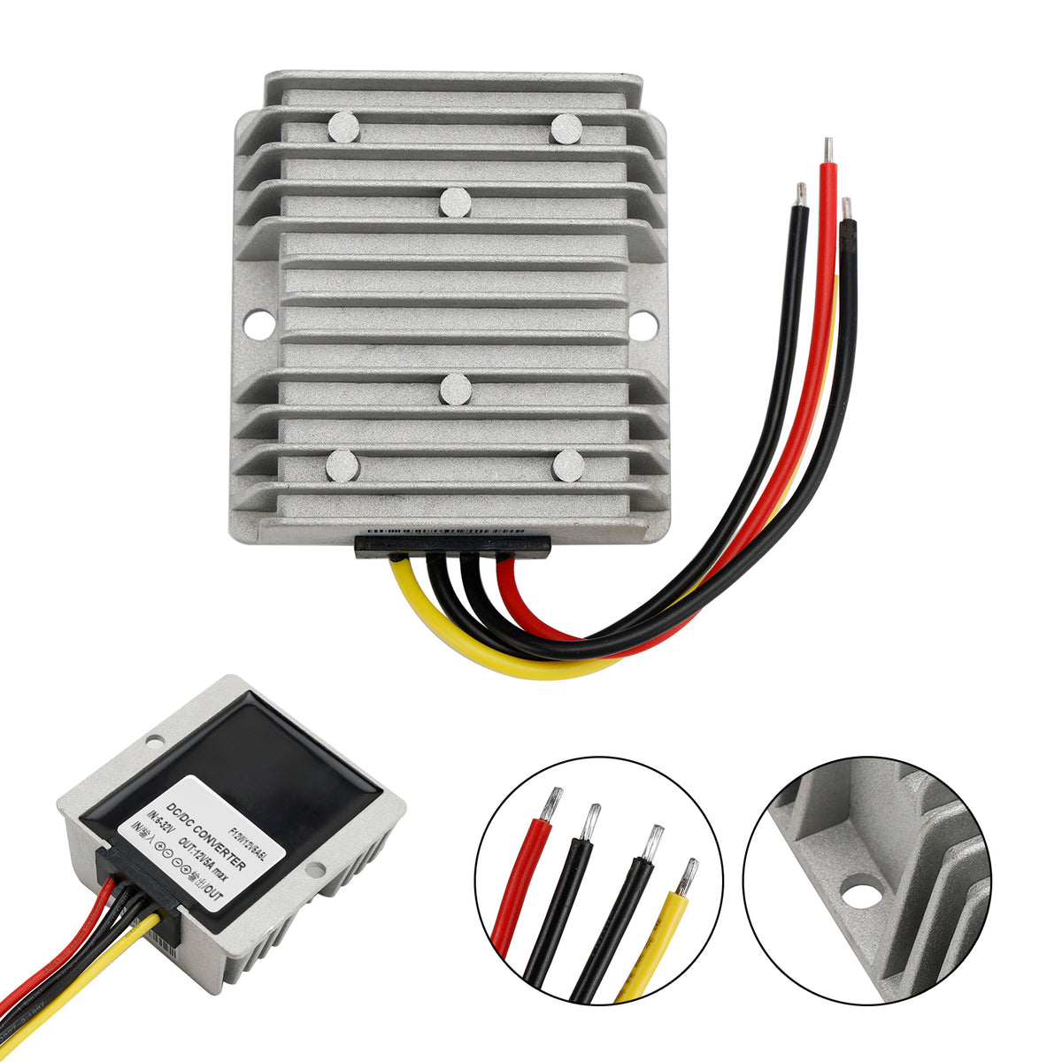 DC-DC 6-32V to 12V 5A Automatic Voltage Stabilizer Power Converter Regulator
