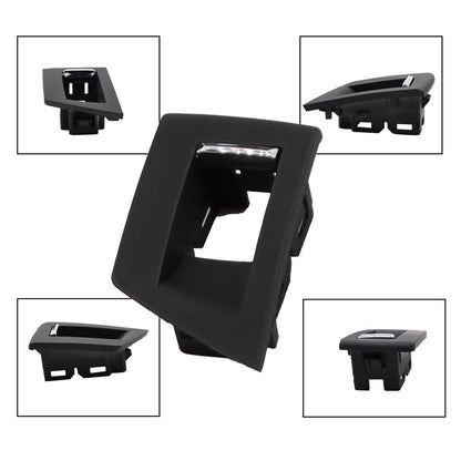 BMW F10 7Pcs Left & Right Black Interior Door Handle Panel Cover Trim Set