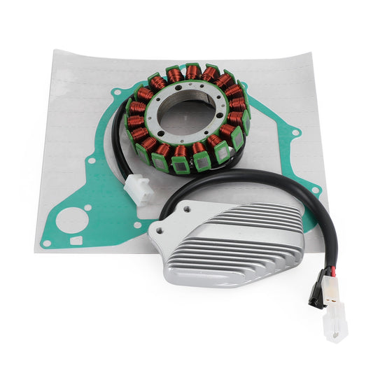 1997-2003 Yamaha XV535 Virago 535 Stator Coil 2GV-81410-20-00+Regulator Rectifier 42X-81960-A1-00+Generator Gasket 3BT-15451-00-00