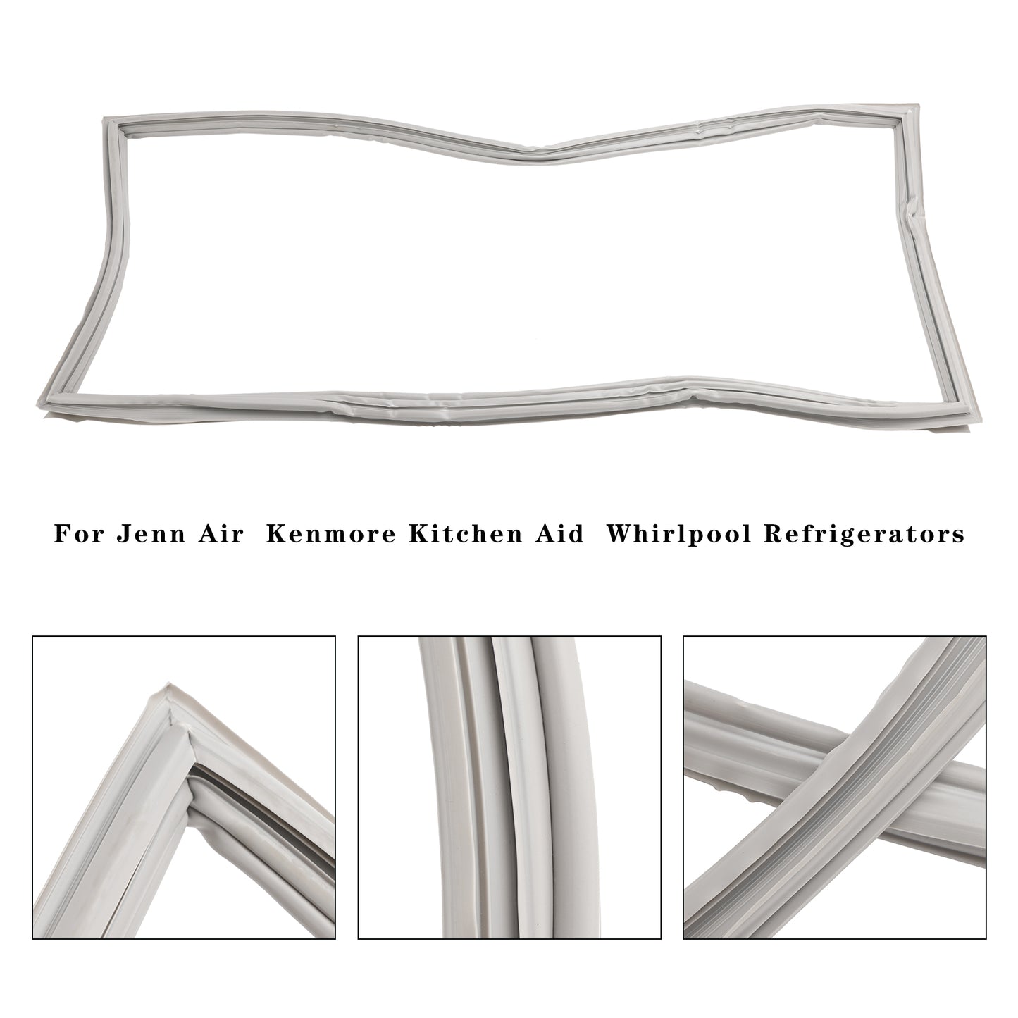 Refrigerator Fresh Food Door Gasket W10830046 For Jenn Air Kenmore Kitchen Aid Whirlpool Refrigerators